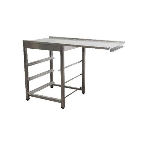 Saro Afvoertafel voor vaatwasser rechts, 1 bak, 1200 mm | 700-3100R Saro Afvoertafel voor vaatwasser rechts, 1 bak, 1200 mm | 700-3100R