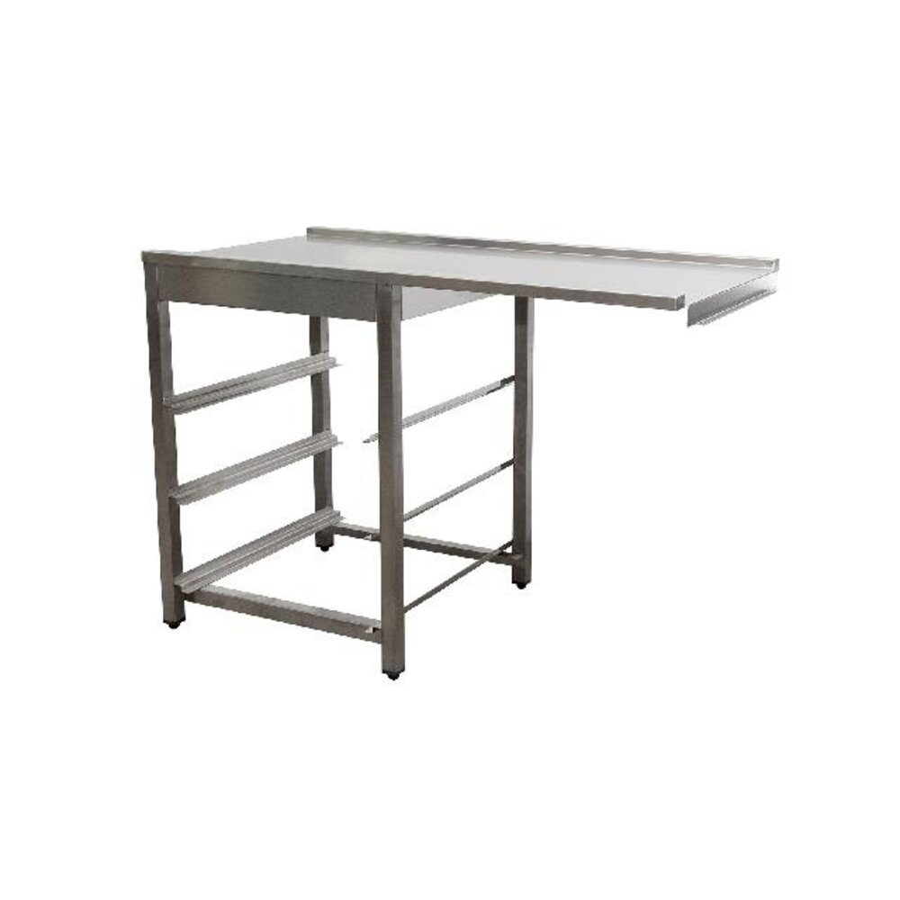 Saro Afvoertafel voor vaatwasser rechts, 1 bak, 1200 mm | 700-3100R Saro Afvoertafel voor vaatwasser rechts, 1 bak, 1200 mm | 700-3100R