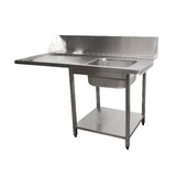 Saro Aanvoertafel voor vaatwasser rechts, 1 bak, 1600 mm Saro Aanvoertafel voor vaatwasser rechts, 1 bak, 1600 mm