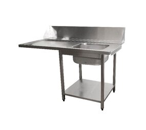 Saro Aanvoertafel voor vaatwasser rechts, 1 bak, 1600 mm Saro Aanvoertafel voor vaatwasser rechts, 1 bak, 1600 mm