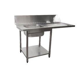 Saro Aanvoertafel voor vaatwasser links, 1 bak, 1600 mm Saro Aanvoertafel voor vaatwasser links, 1 bak, 1600 mm