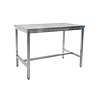 Saro Roestvrijstalen tafel, zonder onderblad - 600 mm diepte, 800 mm | 600-1010 Saro Roestvrijstalen tafel, zonder onderblad - 600 mm diepte, 800 mm | 600-1010
