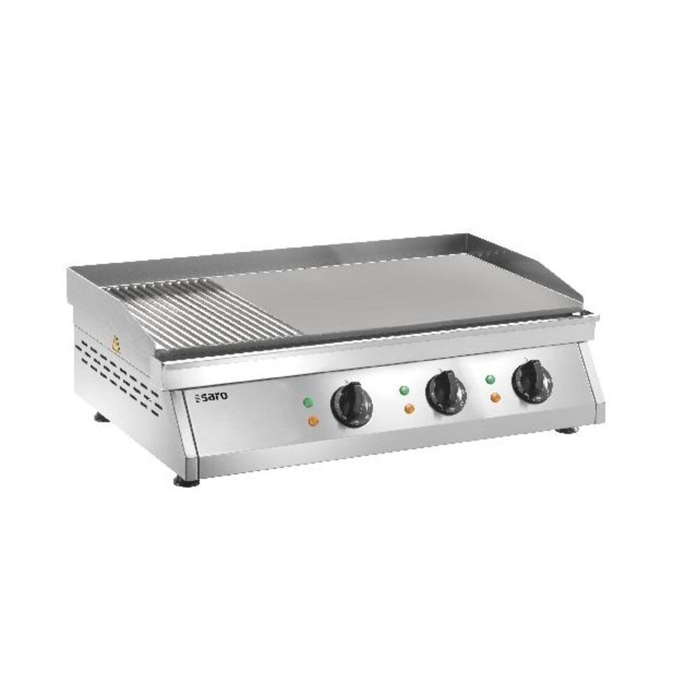Saro Electrische grillplaat (gegroefd+glad) model fry top gh 760 r | 172-3135 Saro Electrische grillplaat (gegroefd+glad) model fry top gh 760 r | 172-3135