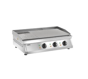 Saro Electrische grillplaat (gegroefd+glad) model fry top gh 760 r Saro Electrische grillplaat (gegroefd+glad) model fry top gh 760 r