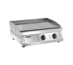 Saro Electrische grillplaat (gegroefd) model fry top gh 610 r Saro Electrische grillplaat (gegroefd) model fry top gh 610 r
