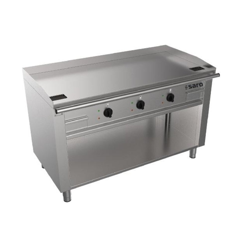 Saro Gas teppanyaki grill met open onderstel model ted2 120g | 423-3100 Saro Gas teppanyaki grill met open onderstel model ted2 120g | 423-3100