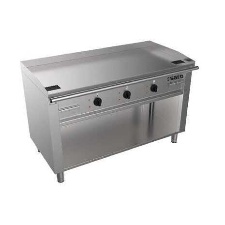 Saro Gas teppanyaki grill met open onderstel model ted2 120g | 423-3100 Saro Gas teppanyaki grill met open onderstel model ted2 120g | 423-3100