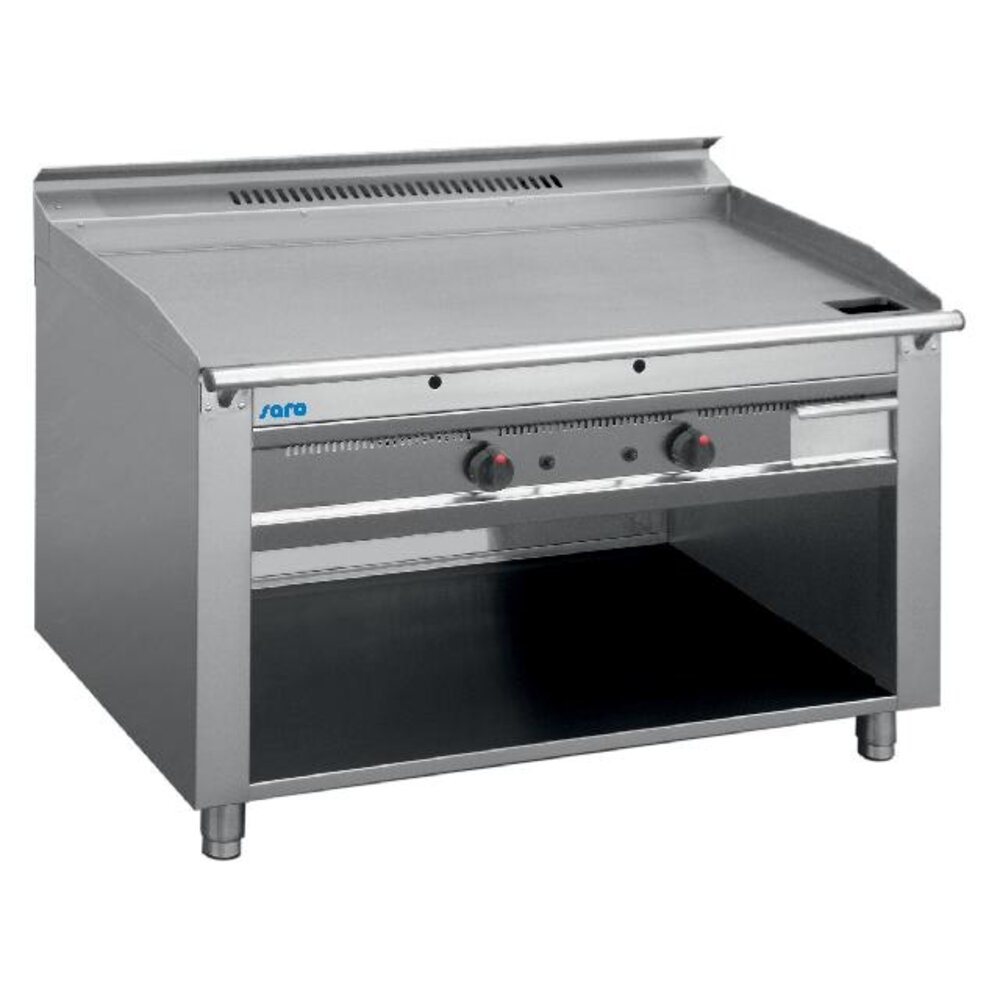 Saro Gas teppanyaki grill met open onderstel model ted2 120g | 423-3100 Saro Gas teppanyaki grill met open onderstel model ted2 120g | 423-3100