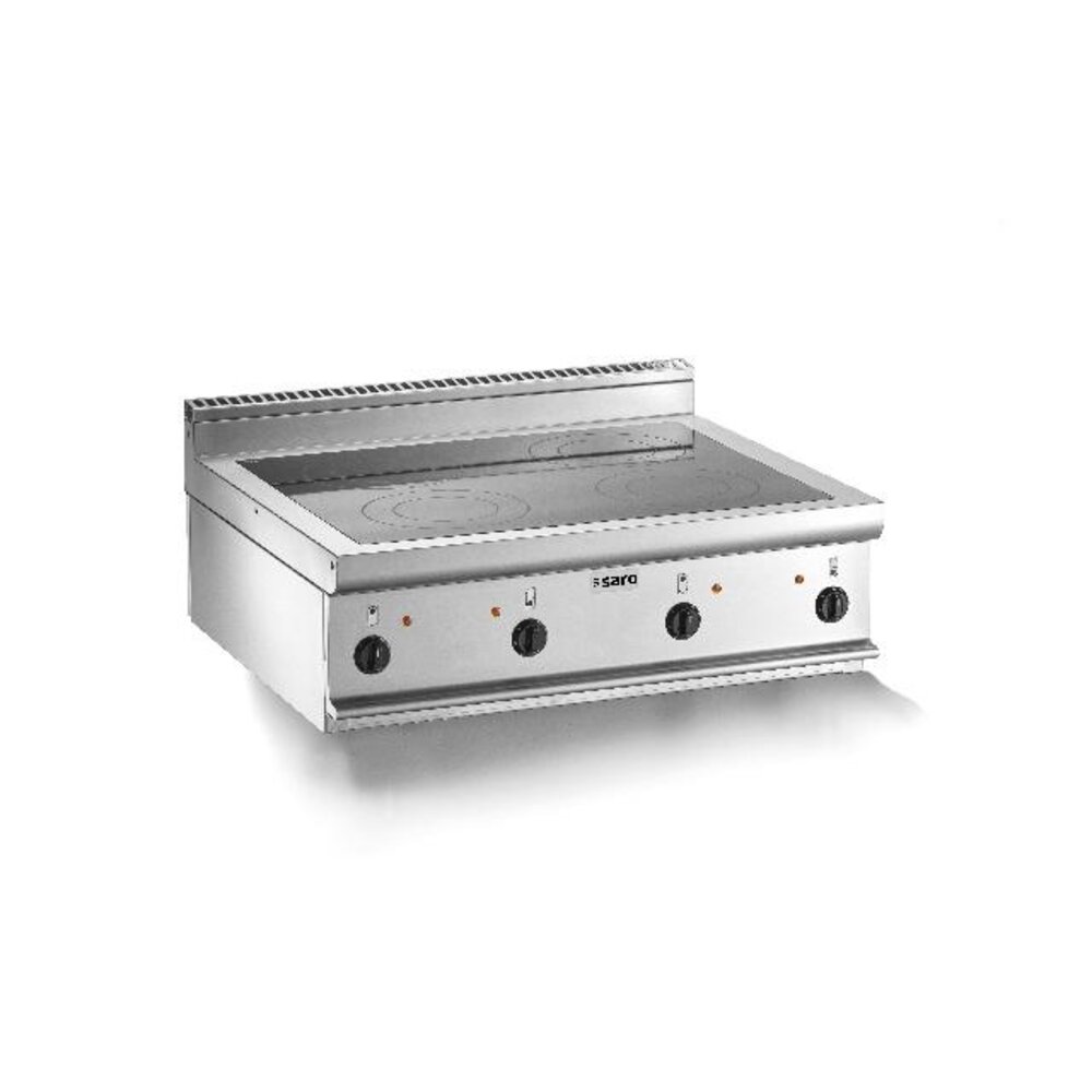 Saro Keramisch fornuis met electrische oven tischmodell e7 cve4le | 423-1405 Saro Keramisch fornuis met electrische oven tischmodell e7 cve4le | 423-1405