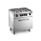 Saro Fast-series gasfornuis met elektrische bakoven modell f7 fug6le