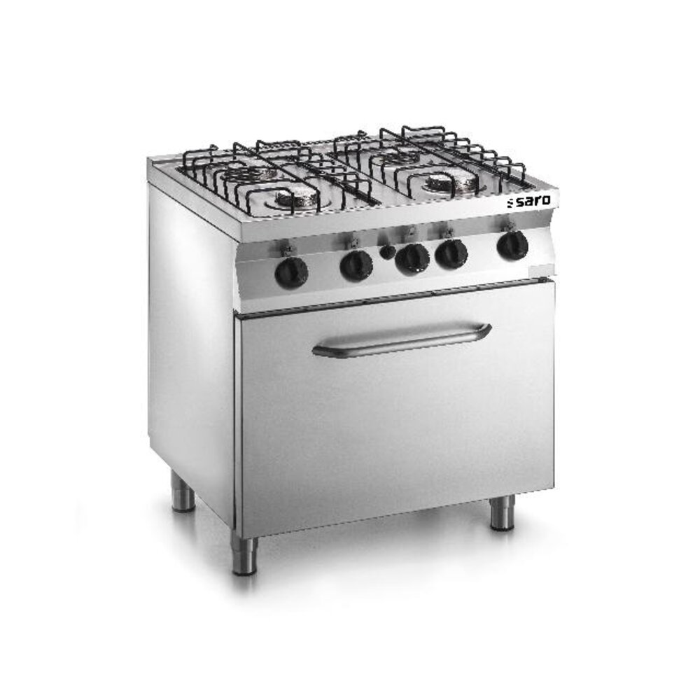 Saro Fast-serie gasfornuis met gasbakoven modell f7 fug4lo | 423-1610
