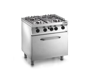 Saro Fast-serie gasfornuis met gasbakoven modell f7 fug4lo