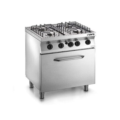 Saro Fast-serie gasfornuis met gasbakoven modell f7 fug4lo | 423-1610