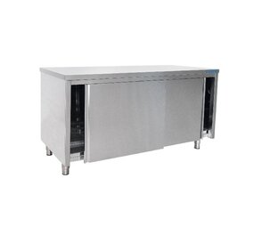 Saro Roestvrijstalen wandkast, schuifdeur - 700 mm diepte, 1400 mm Saro Roestvrijstalen wandkast, schuifdeur - 700 mm diepte, 1400 mm