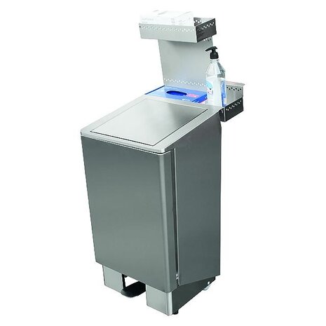 Saro Roestvrijstalen afvalbak met hydr. demper jupiter | 700-4805 Saro Roestvrijstalen afvalbak met hydr. demper jupiter | 700-4805