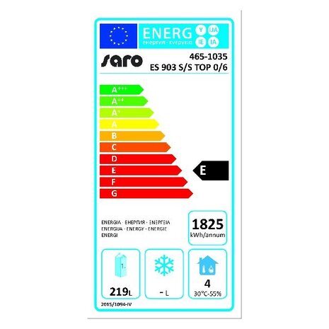 Saro Refrigerated working table modell es 903 s s top 0 | 465-1035