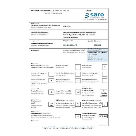 Saro Backbarcooler model fgb 451-267 apo | 486-2040 Saro Backbarcooler model fgb 451-267 apo | 486-2040
