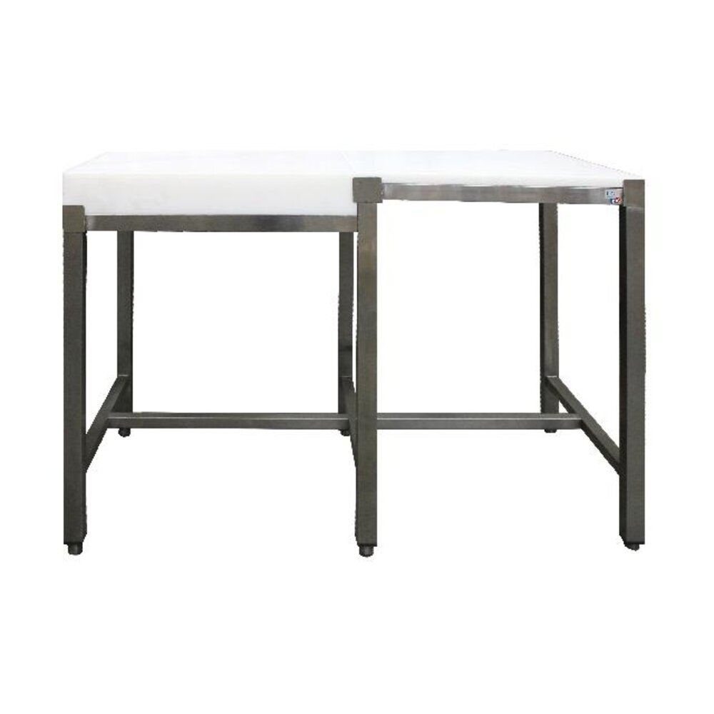 Saro Demontagetafel met hakblok zonder opstand 1500x500 | 700-7710