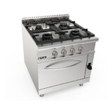 Saro Gasfornuis + gasoven 4 pits lq - model lq   cug4ng