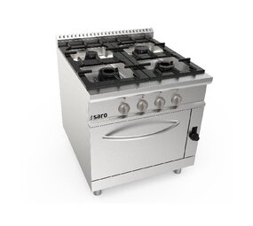 Saro Gasfornuis + gasoven 4 pits lq - model lq   cug4ng