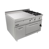 Saro Kookplaat fornuis gasoven + 2 branders + deur lq -
