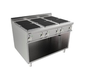 Saro Elektrisch fornuis open onderbouw 6 platen lq - mo