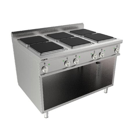 Saro Elektrisch fornuis open onderbouw 6 platen lq - mo | 423-8210 Saro Elektrisch fornuis open onderbouw 6 platen lq - mo | 423-8210
