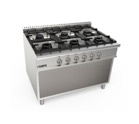 Saro Gasfornuis open onderbouw 6 pits lq - model lq   c