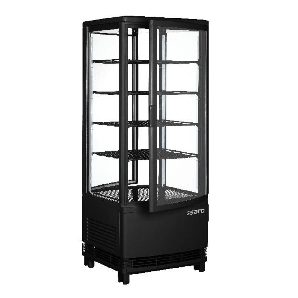Saro Koelvitrine sc 100 dt zwart | 330-1015