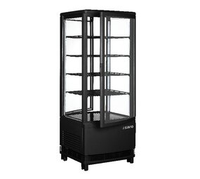 Saro Koelvitrine sc 100 dt zwart