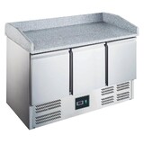 Saro Pizza preparation table with glass top model es 90