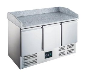 Saro Pizza preparation table with glass top model es 90 Saro Pizza preparation table with glass top model es 90