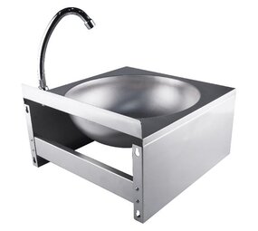 Saro Handwastafel met kniebediening, model justin