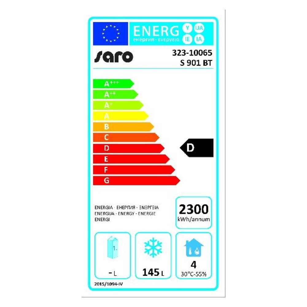 Saro Freezer counter model s901 bt | 323-10065 Saro Freezer counter model s901 bt | 323-10065