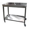 Saro Mobiele werktafels 1000x600x850mm aisi304 | 700-7695 Saro Mobiele werktafels 1000x600x850mm aisi304 | 700-7695