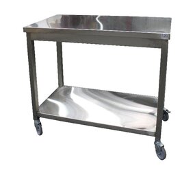 Saro Mobiele werktafels 600x600x850mm aisi304