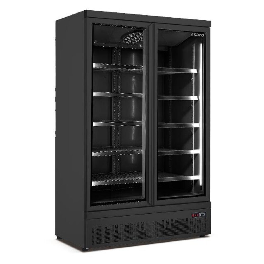 Saro Freezer with glass door - black model gtk 930 | 453-1024 Saro Freezer with glass door - black model gtk 930 | 453-1024