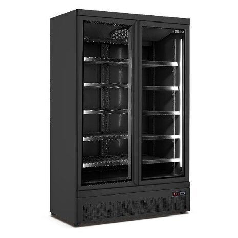Saro Freezer with glass door - black model gtk 930 | 453-1024 Saro Freezer with glass door - black model gtk 930 | 453-1024