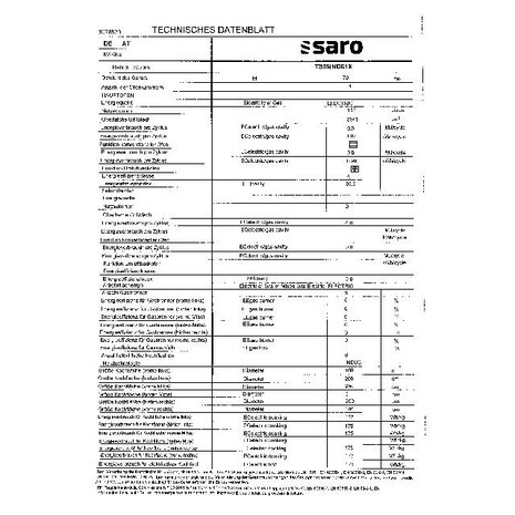 Saro Semi-professionele inductiekookplaat - ts95ind61x | 331-1200 Saro Semi-professionele inductiekookplaat - ts95ind61x | 331-1200
