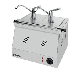 Saro Bainmarie 2 x 1 4 en 2 x 1 6 met pompkop model bm-