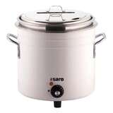 Saro Retro soepketel model retro wit