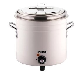 Saro Retro soepketel model retro wit