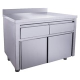 Saro Schuifdeurkast - 2 lades 1200x700mm met opstand