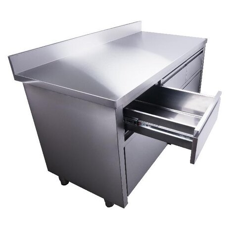 Saro Schuifdeurkast - 3 lades.1400x700mm met opstand | 700-2310 Saro Schuifdeurkast - 3 lades.1400x700mm met opstand | 700-2310