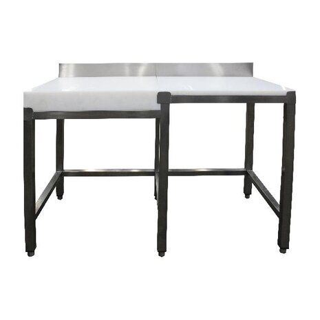 Saro Demontagetafel met hakblok met opstand 1500x500 | 700-7770 Saro Demontagetafel met hakblok met opstand 1500x500 | 700-7770