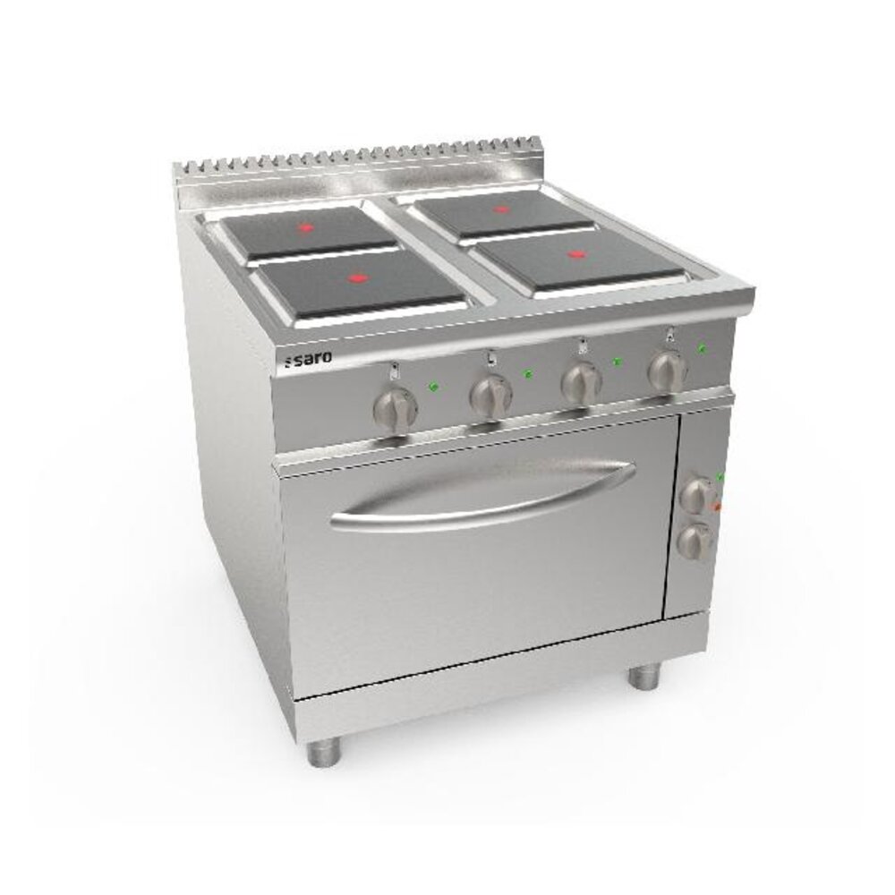 Saro Elektrisch fornuis + oven 4 platen lq - model lq | 423-8215 Saro Elektrisch fornuis + oven 4 platen lq - model lq | 423-8215