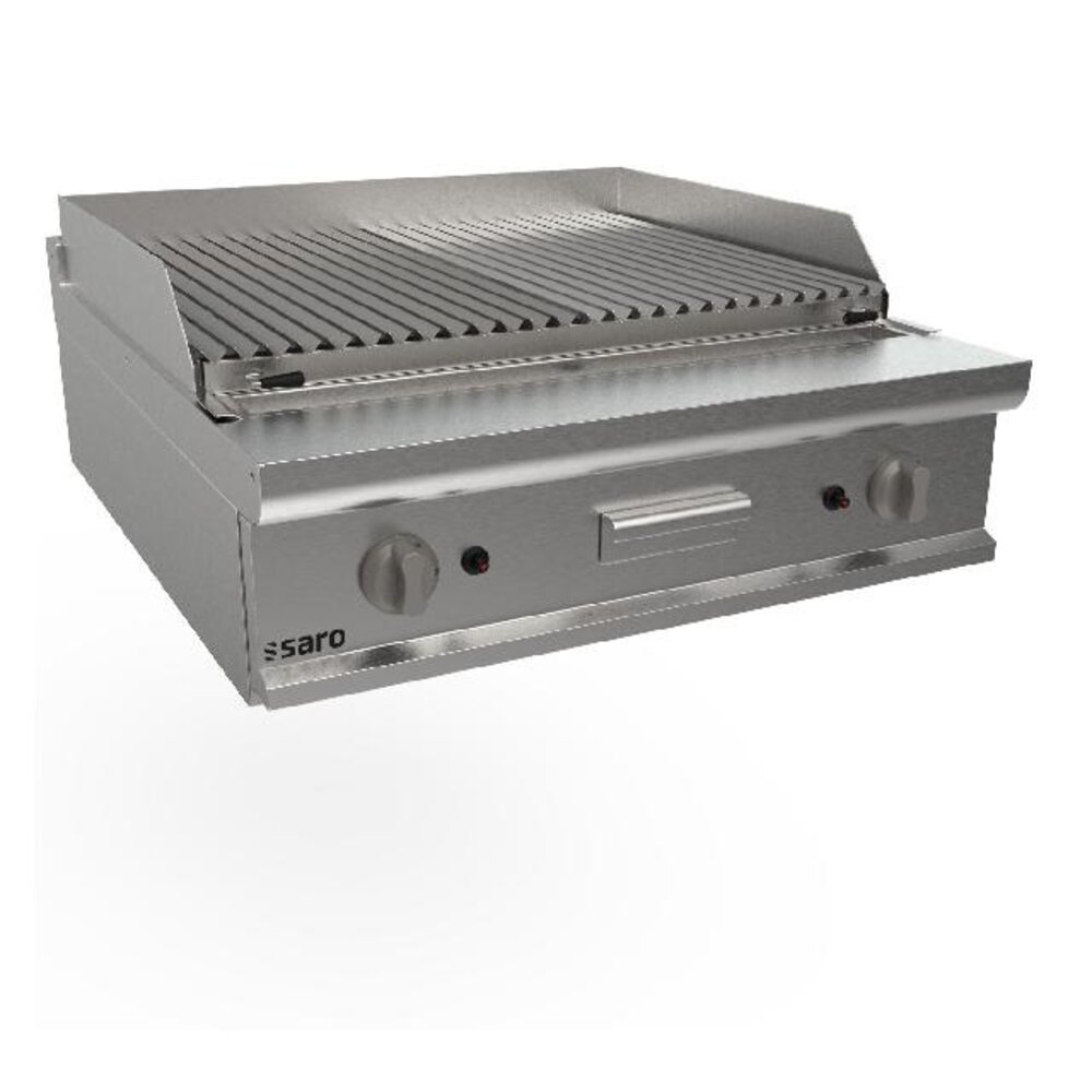 Saro Gas lavasteen grill tafelblad - model lq   bs2bb | 423-8805 Saro Gas lavasteen grill tafelblad - model lq   bs2bb | 423-8805