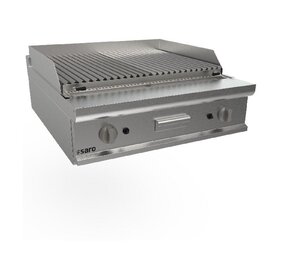 Saro Gas lavasteen grill tafelblad - model lq   bs2bb Saro Gas lavasteen grill tafelblad - model lq   bs2bb