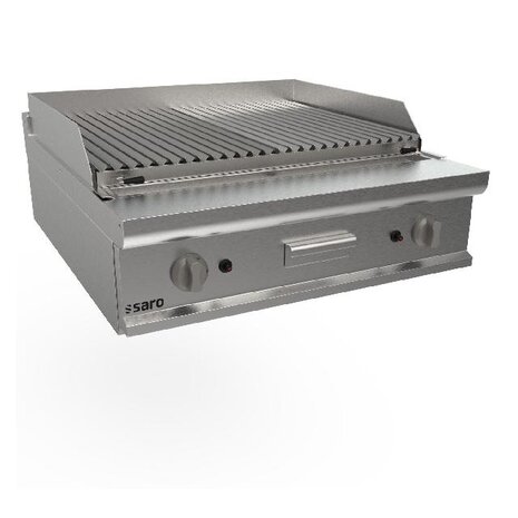 Saro Gas lavasteen grill tafelblad - model lq   bs2bb | 423-8805 Saro Gas lavasteen grill tafelblad - model lq   bs2bb | 423-8805