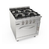 Saro Gasfornuis + elektrische oven 4 pits lq - model lq